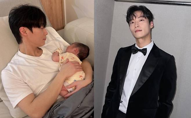 ▲ 배우 허남준이 조카와 찍은 사진이 재조명되고 있다. 출처|허남준 SNS