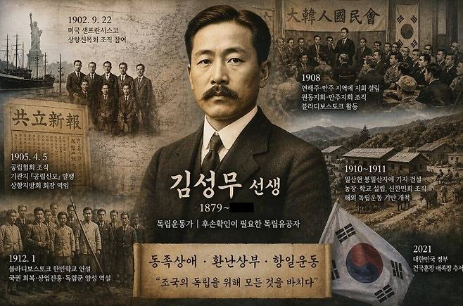 연해주 독립유공자 김성무 선생 [광주 고려인마을 제공]