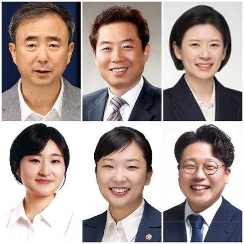 광주 광산을 국회의원 보궐 6명 후보등록 [중앙선관위 예비후보 등록 사진, 연합뉴스 자료사진]