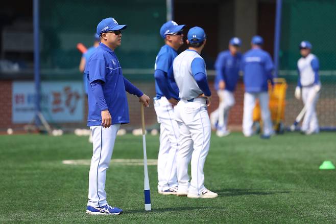 삼성 박진만 감독. 삼성 제공
