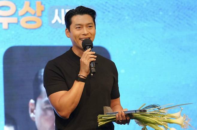 제24회 디렉터스컷 어워즈에 참석한 배우 현빈. 한국영화감독조합 제공