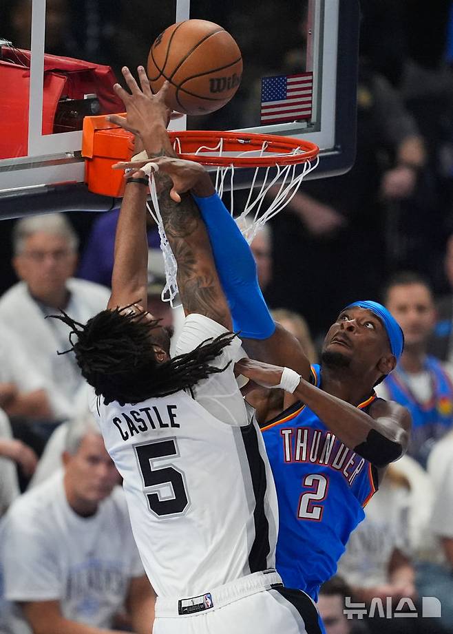 [오클라호마시티=AP/뉴시스] 미국프로농구(NBA) 오클라호마시티 선더의 샤이 길저스알렉산더. 2026.05.20.