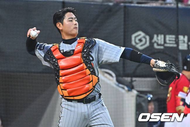 [OSEN=광주, 이석우 기자] 한화 이글스 허인서/ foto0307@osen.co.kr