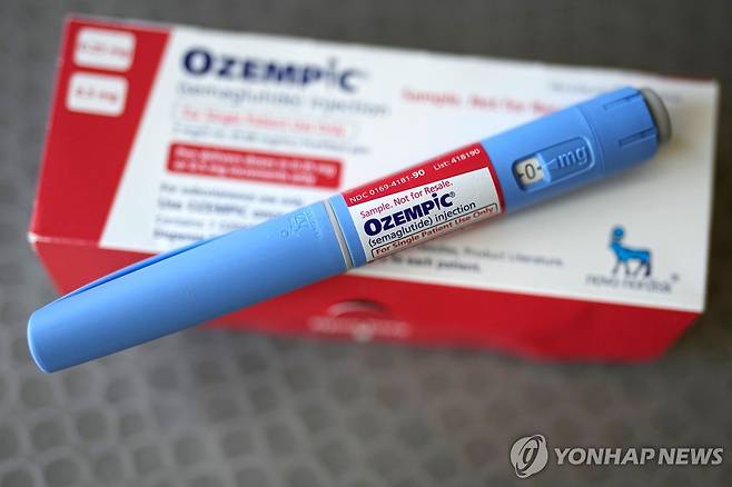 노보노디스크의 비만치료제 '오젬픽' [AP 연합뉴스 자료사진. 재배부 및 DB 금지]