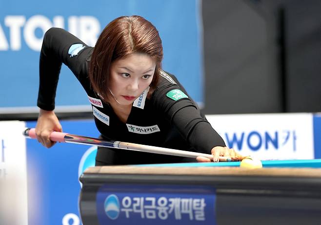 LPBA 8강에 올라간 김가영 [PBA 제공. 재판매 및 DB 금지]