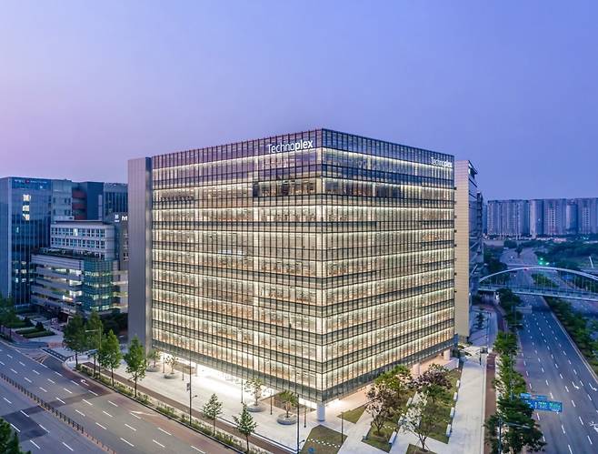 한국타이어앤테크놀로지 판교 본사 '테크노 플렉스' 전경(자료사진. 한국타이어 제공).