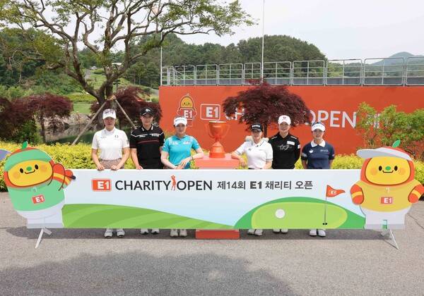2026년 한국여자프로골프(KLPGA) 투어 제14회 E1채리티 오픈에 출전하는 김민선7, 김민솔, 박현경, 고지원, 유현조, 전예성 프로. 사진제공=대회조직위 (사진을 무단으로 사용하지 마십시오.)