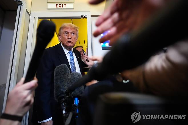 트럼프 대통령 [AP 연합뉴스. 재판매 및 DB 금지]