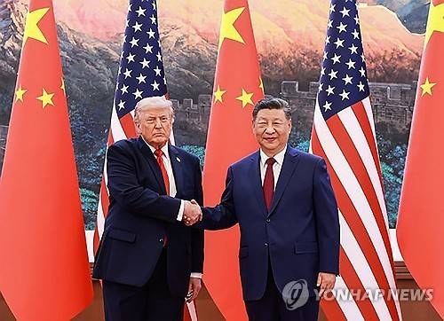 지난 14일 베이징에서 열린 미중정상회담 [UPI=연합뉴스 자료사진]