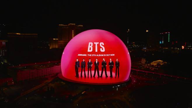 'BTS 더 시티 아리랑-라스베이거스'. (사진=하이브)