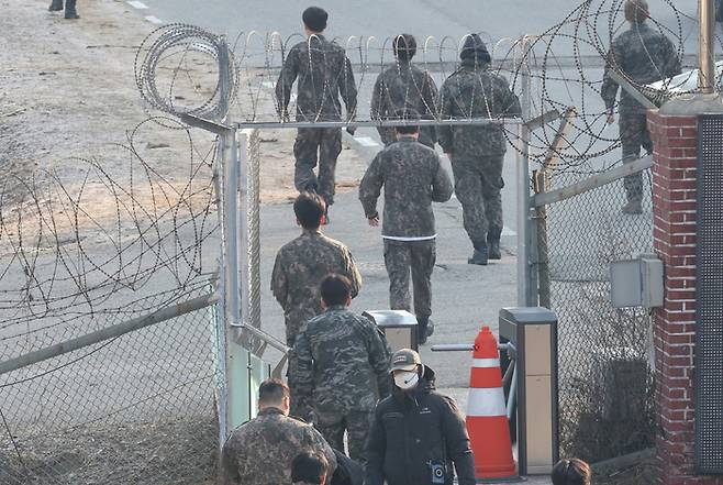 입소하는 예비군. 사진은 기사 내용과 무관. [뉴시스]
