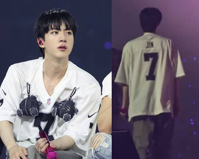'WELCOME TO JIN CITY' 방탄소년단 진, 라스베이거스 공연도 '비주얼 킹'..탄탄 라이브 '귀 호강'
