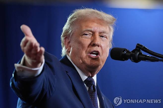 트럼프 대통령 [AP 연합뉴스. 재판매 및 DB 금지]