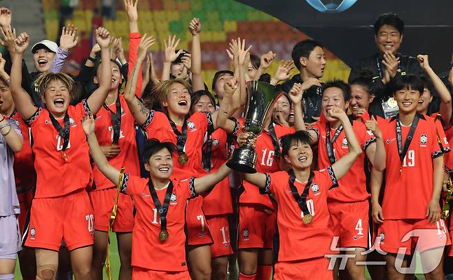 한국 여자축구대표팀2025.7.16 ⓒ 뉴스1 장수영 기자