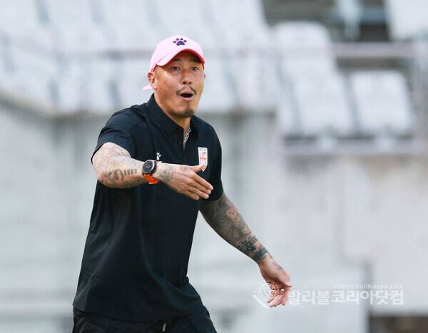 화성FC 차두리 감독.(사진=김경수 기자/ 발리볼코리아닷컴DB, 2026.5.9.)