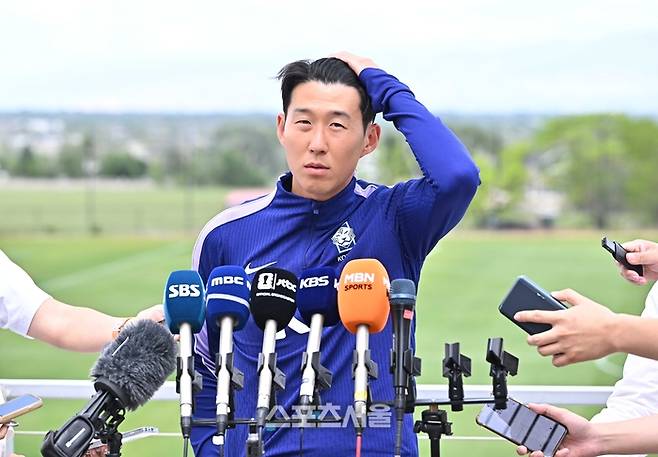축구 국가대표팀 손흥민. 헤리먼(미 유타주) | 박진업 기자 upandup@sportsseoul.com