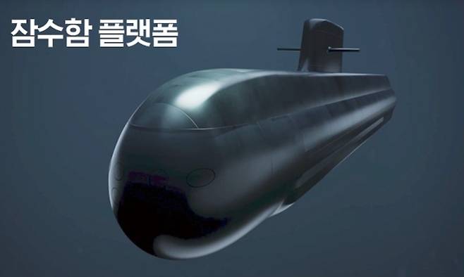 국방부가 공개한 장보고 N사업 핵잠 형상 개념 이미지. 정부가 핵잠을 국내에서 개발·건조하겠다는 방침을 밝히면서, 미국 필리조선소 건조론과의 조율 문제가 쟁점으로 떠올랐다. 국방부 제공