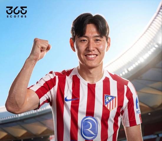 '365 스코어' 매체의 이강인 아틀레티코 마드리드 이적 AI 합성사진
