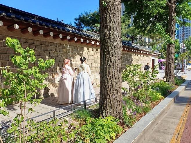효자로 가로정원 [종로구 제공. 재판매 및 DB 금지]