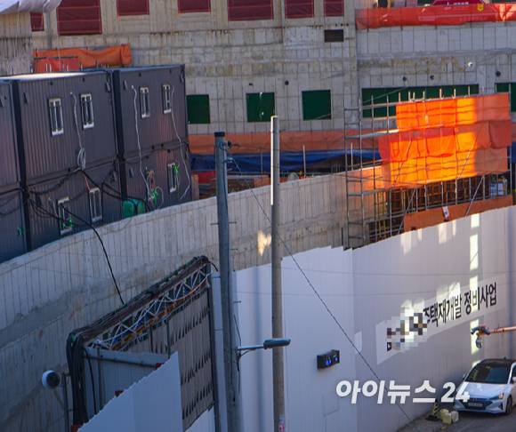 서울 시내 한 공사현장. [사진=김민지 기자]