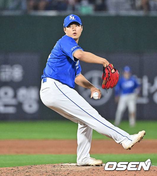 [OSEN=부산, 이석우 기자] 삼성 라이온즈 배찬승 050 2026.05.22 / foto0307@osen.co.kr