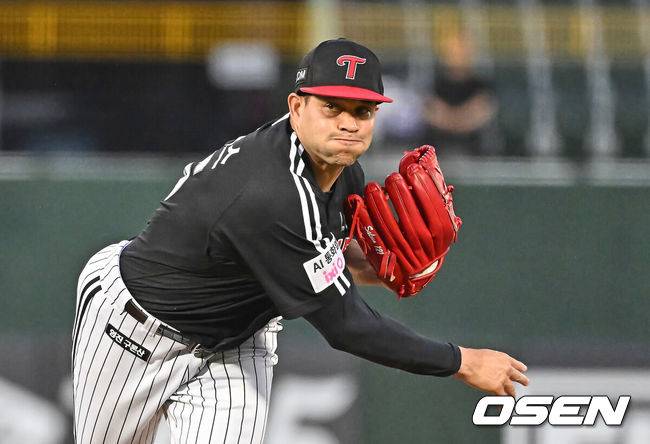 [OSEN=부산, 이석우 기자] LG 트윈스 치리노스 158 2026.05.27 / foto0307@osen.co.kr
