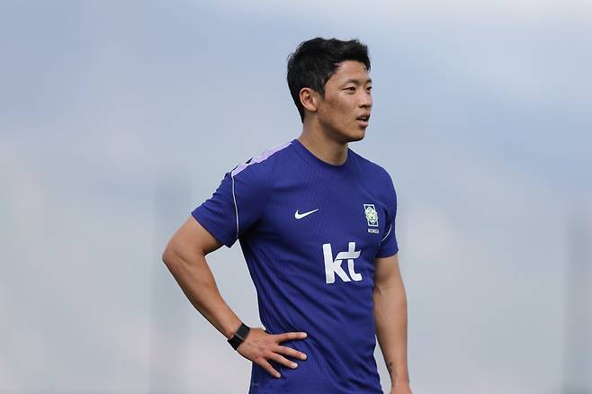 축구대표팀 황희찬은 미국 유타주 솔트레이크시티에서 진행 중인 사전 훈련캠프를 열심히 소화하며 북중미월드컵 활약을 예고했다. 그는 풀럼과 브렌트포드, 라치오 등의 관심을 받고 있다. 사진제공|대한축구협회