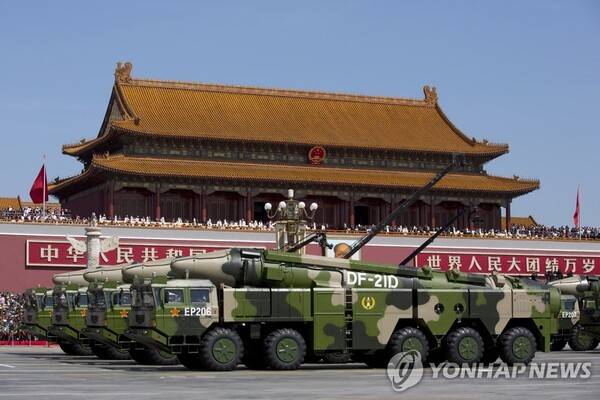 미국은 태평양을 향한 중국의 팽창주의를 가장 큰 위협으로 설정하고 한국을 중국에 대한 견제, 대응 전략에 있어 중심 역할을 해야 한다고 주장하고 있다. (AP=연합뉴스 자료사진)