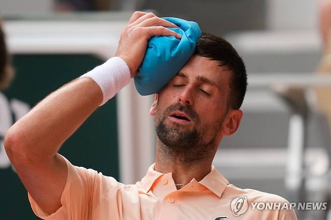 2026 프랑스오픈 3회전에서 탈락한 노바크 조코비치 [AP=연합뉴스]