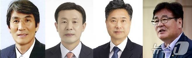 민선 9기 강원 영월군수 선거에 도전하는 후보들. 왼쪽부터 박선규 더불어민주당 후보, 김길수 국민의힘 후보, 엄삼용 조국혁신당 후보, 최명서 무소속 후보. 사진은 소속 정당 순. (재판매 및 DB금지)/뉴스1