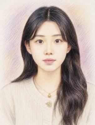 광주 흉기 살인사건 희생자 고(故) 이채원 양 초상화 [유가족 제공]