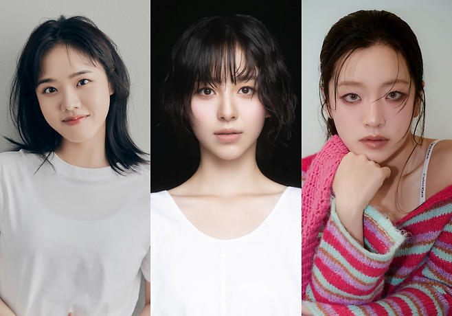 배우 김향기, 박지후, 이주영이 애니메이션 영화 '순례자들은 왜 돌아오지 않는가'를 통해 목소리 연기에 도전했다. 크리컴퍼니·BH엔터테인먼트·본인 제공