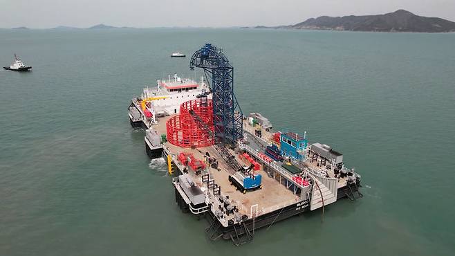 [서울=뉴시스]LS마린솔루션 해저케이블 포설선 GL2030. (사진 = 업체 제공) 2025.05.28. photo@newsis.com  *재판매 및 DB 금지