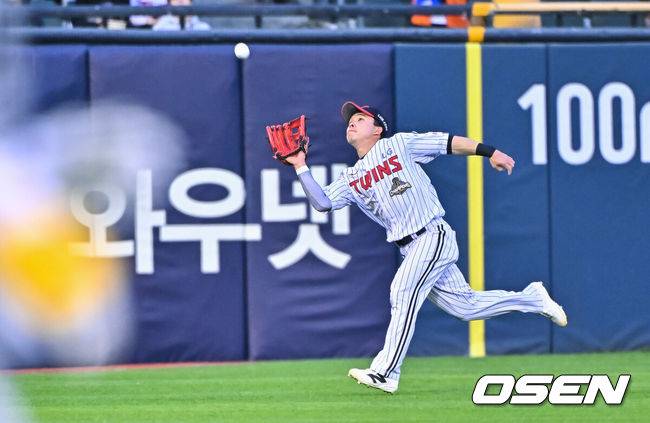 [OSEN=잠실, 박준형 기자] LG 문성주 2026.04.21 / soul1014@osen.co.kr
