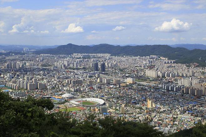 보문산에서 바라본 대전시. (사진= 중도일보DB)