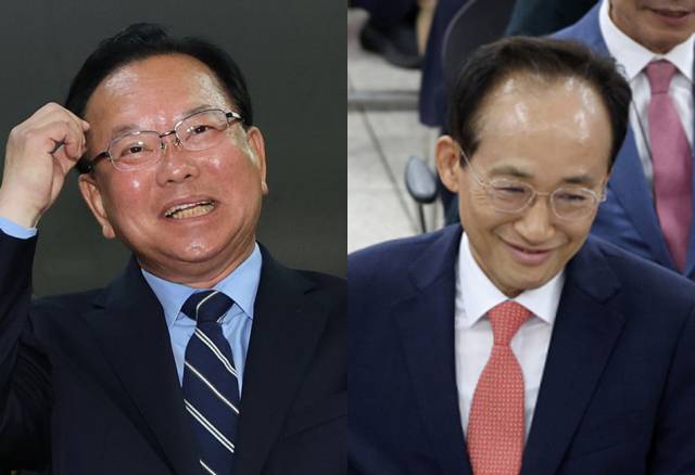 김부겸 더불어민주당 대구시장 후보, 추경호 국민의힘 후보. 매일신문DB