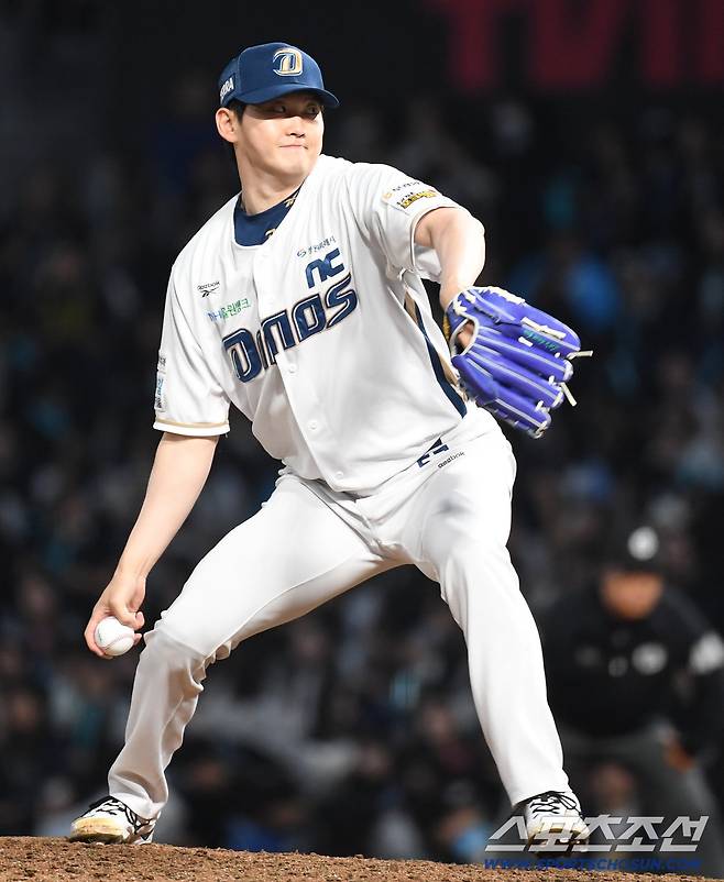 30일 창원 NC파크에서 열린 NC와 KIA의 경기. 투구하고 있는 NC 전사민. 창원=송정헌 기자songs@sportschosun.com/2026.04.30/