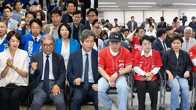 ▲ 더불어민주당 정원오 서울시장 후보 캠프와 국민의힘 오세훈 서울시장 후보 캠프(사진 오른쪽) [연합뉴스]