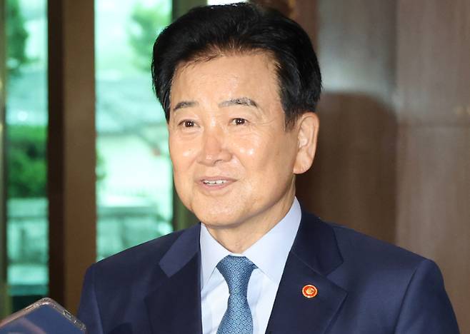 정동영 통일부 장관. 연합뉴스