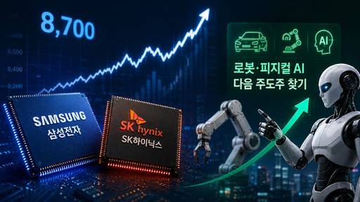 ChatGPT로 생성한 '삼성전자·SK하이닉스를 순매도한 뒤 로봇 관련주에 투자하는 외국인 투자자' 관련 이미지.