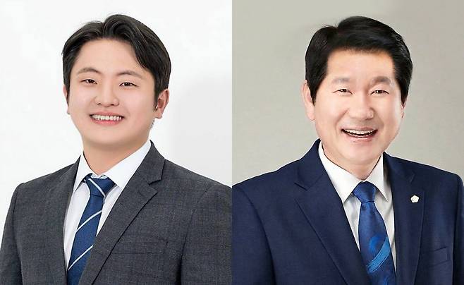 이광희(양천3·더불어민주당) 당선인(왼쪽)과 양평호(강동4·민주당) 당선인(중앙선관위 제공)