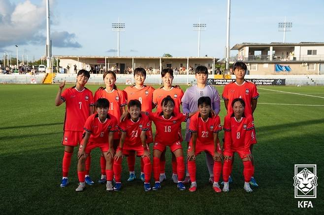 한국 여자축구대표팀(대한축구협회 제공)