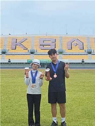 김서하, 김다니엘 모습/사진=전남도체육회