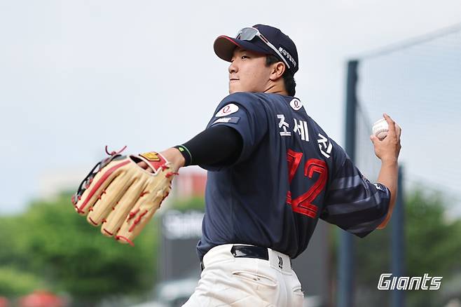 3일 KIA 타이거즈전에서 1군 무대 첫 홈런을 때려낸 조세진. 사진=롯데 자이언