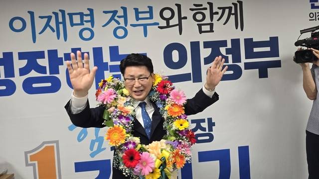 김원기 의정부시장 당선인.