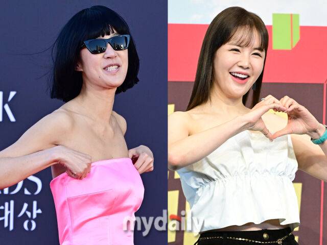 홍진경과 장영란이 극장에서 소리를 질러 주목을 받았다. / 마이데일리