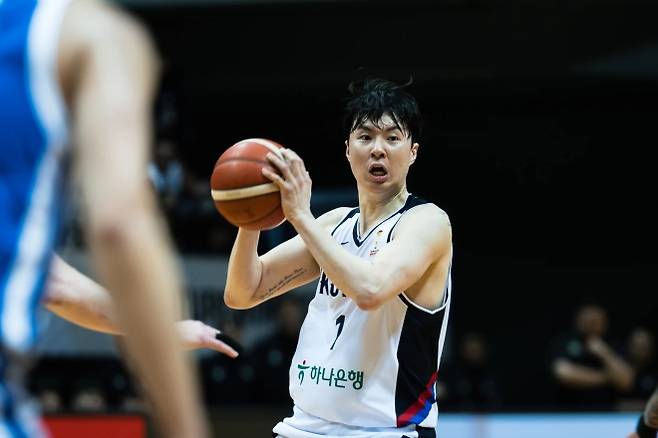 이현중 패스시도. FIBA 제공