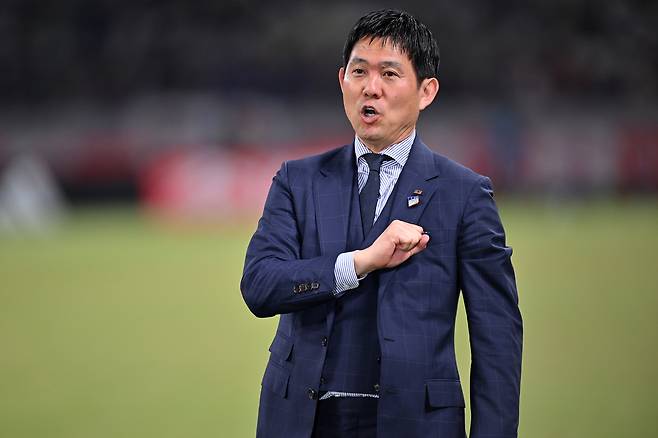 모리야스 하지메 일본 축구대표팀 감독. 게티이미지코리아