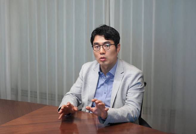 이재혁 삼일PwC 가상자산전문화센터장은 최근 서울 용산구 삼일PwC 본사에서 이데일리와 인터뷰를 하고 있다. (사진=삼일PwC 제공)