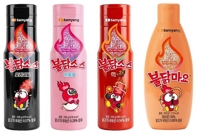 삼양식품 불닭 차세대 캐릭터 페포(PEPPO) 패키지. 삼양식품 제공.